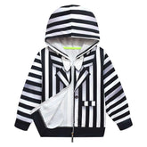 Beetlejuice Kinder Cosplay Kostüm Outfits Halloween Karneval Anzug Cosplay Hoodie