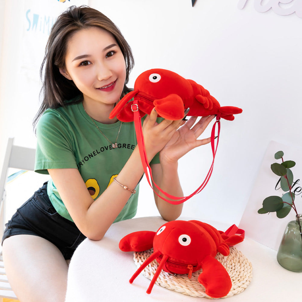 Crayfish Plüsch Rucksack Schulranzen Rucksack Tasche