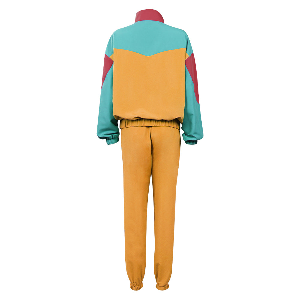 Damen 80er Jahre Trainingsanzug Cosplay Kostüm Outfits Halloween Karneval Anzug