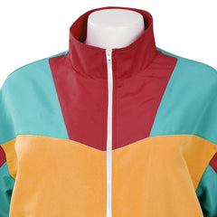 Damen 80er Jahre Trainingsanzug Cosplay Kostüm Outfits Halloween Karneval Anzug