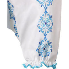 Damen ABBA Anni-Frid Synni Lyngstad Shirt Cosplay Kostüm Halloween Karneval Party Anzug Retro Style