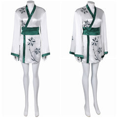 Damen ABBA Retro Style Robe Anni-Frid Synni Lyngstad Cosplay Kostüm Outfits Halloween Karneval Anzug