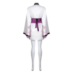 Damen ABBA Retro Style Robe Cosplay Kostüm Outfits Halloween Karneval Anzug Agnetha Faltskong