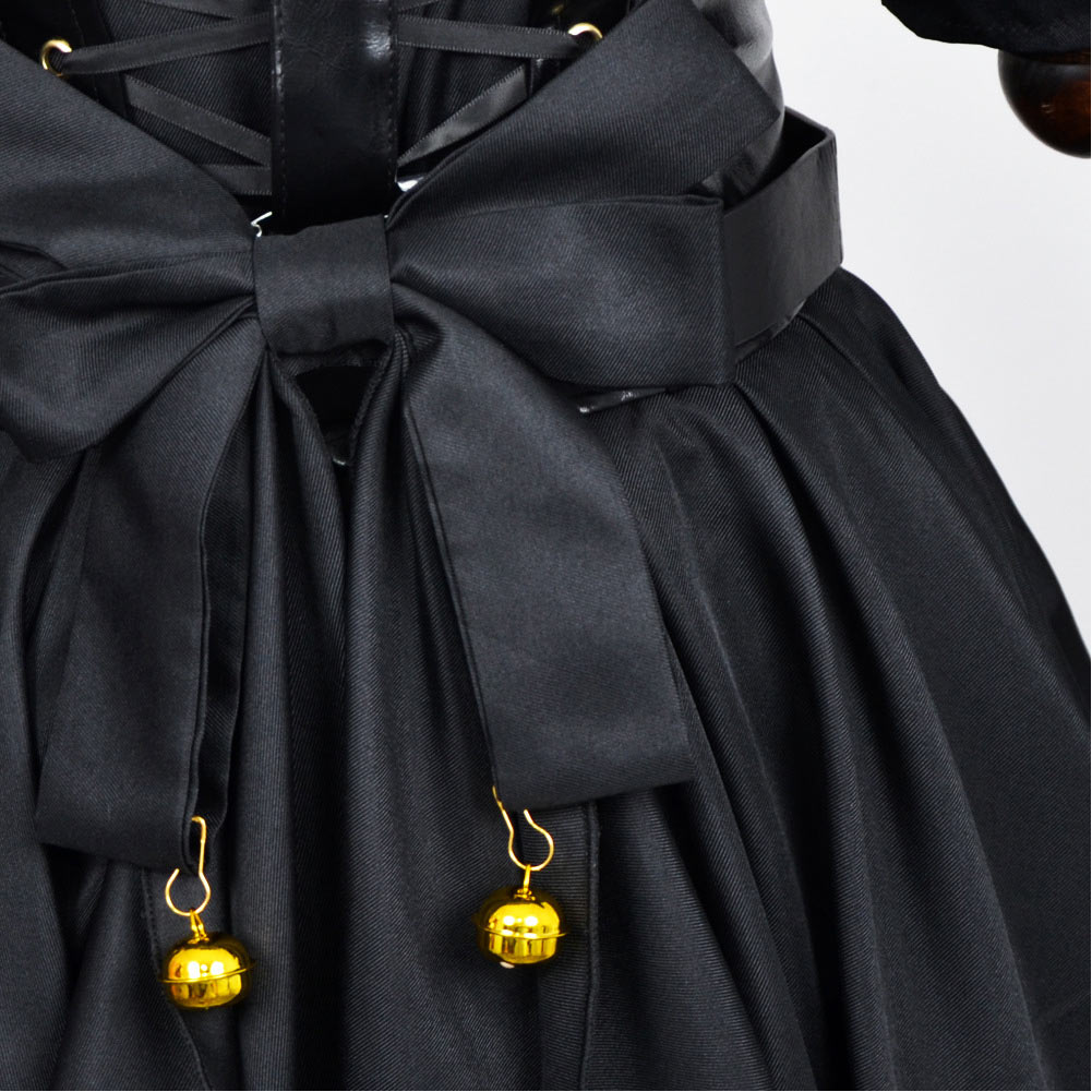 Damen Ani Kleid Cosplay Kostüm Gothic Kleid Halloween Karneval Party Anzug