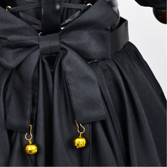 Damen Ani Kleid Cosplay Kostüm Gothic Kleid Halloween Karneval Party Anzug