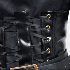 Damen Ani Kleid Cosplay Kostüm Gothic Kleid Halloween Karneval Party Anzug