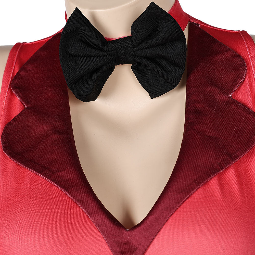Damen Badenmode Hazbin Hotel Charlie Morningstar einteiliger Badeanzug Cosplay Kostüm Outfits Halloween Karneval Anzug