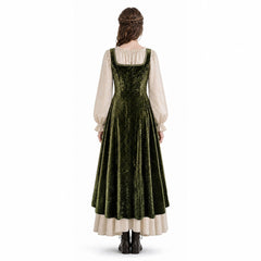 Damen Cosplay-Kostüm Halloween Karneval Party-Outfit Piratenkleid Mittelalter Kleid