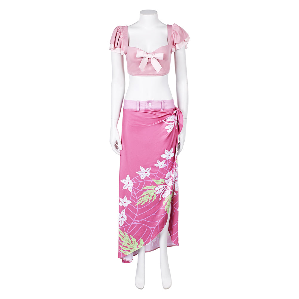 Damen Cosplay Kostüm Outfits Halloween Karneval Anzug Aerith Final Fantasy VII Rebirth