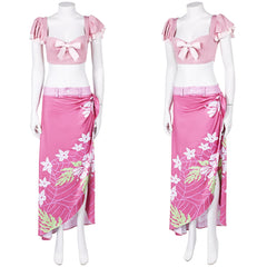 Damen Cosplay Kostüm Outfits Halloween Karneval Anzug Aerith Final Fantasy VII Rebirth