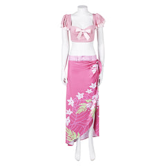 Damen Cosplay Kostüm Outfits Halloween Karneval Anzug Aerith Final Fantasy VII Rebirth
