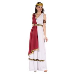 Damen Griechische Göttin Cosplay-Kostüm für Halloween-Karnevalsparty