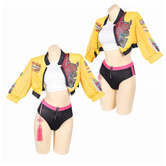 Damen Huntrix K-Pop Demon Hunters Rumi Mira Zoey Bademode Cosplay Outfits