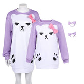 Damen Mira Cosplay Hoodie Haarreif Kostüm Halloween Karneval Party Anzug