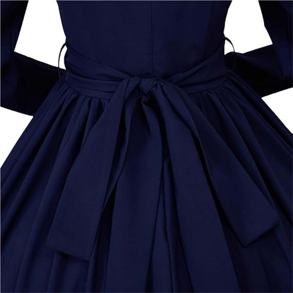 Damen Mittelalterlich Viktorianisch Retro Kleid Cosplay Kostüm Outfits Halloween Karneval Anzug