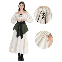 Damen Renaissance Victoria Cosplay Kostüm Outfits Halloween Karneval Anzug