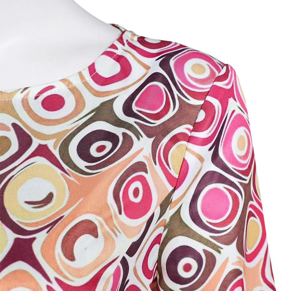Damen Retro Hippie Kleid Cosplay Kostüm Halloween Karneval Party Anzug