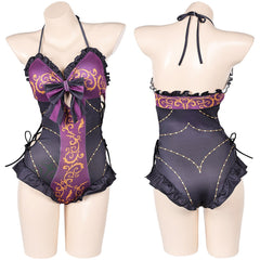 Damen sexy Baldur\'s Gate Badeanzug Astarion Cosplay Kostüm Outfits Halloween Karneval Anzug