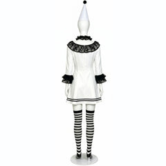 Damen Terrifier Clown Cosplay-Kostüm für Halloween, Karneval und Partys