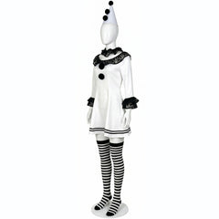 Damen Terrifier Clown Cosplay-Kostüm für Halloween, Karneval und Partys