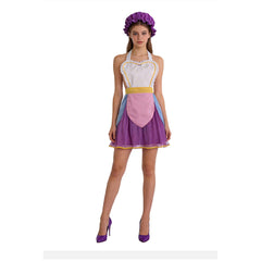 Die Schöne und das Biest Kinder Mädchen Kleid Cosplay-Kostüm für Halloween, Karneval oder Partys: Mrs. Potts