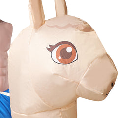 Erwachsene Aufblasbares Alpaka-Cosplay-Kostüm für die Halloween-Karnevalsparty