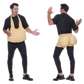 Erwachsene Cosplay Kostüm Outfits Halloween Karneval Anzug Weihnachten gefälschte Bauch schwanger