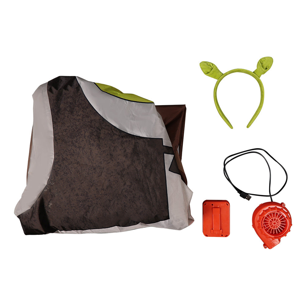 Erwachsene unisex Cosplay Kostüm Outfits Halloween Karneval Anzug Aufblasbare Anzüge Shrek cos