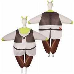 Erwachsene unisex Cosplay Kostüm Outfits Halloween Karneval Anzug Aufblasbare Anzüge Shrek cos