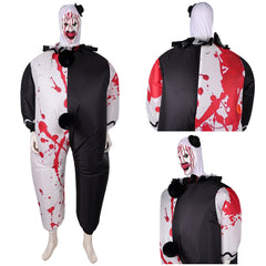Erwachsene unisex Terrifier Cosplay Kostüm Halloween Karneval Party Anzug aufblasbar Kostüm