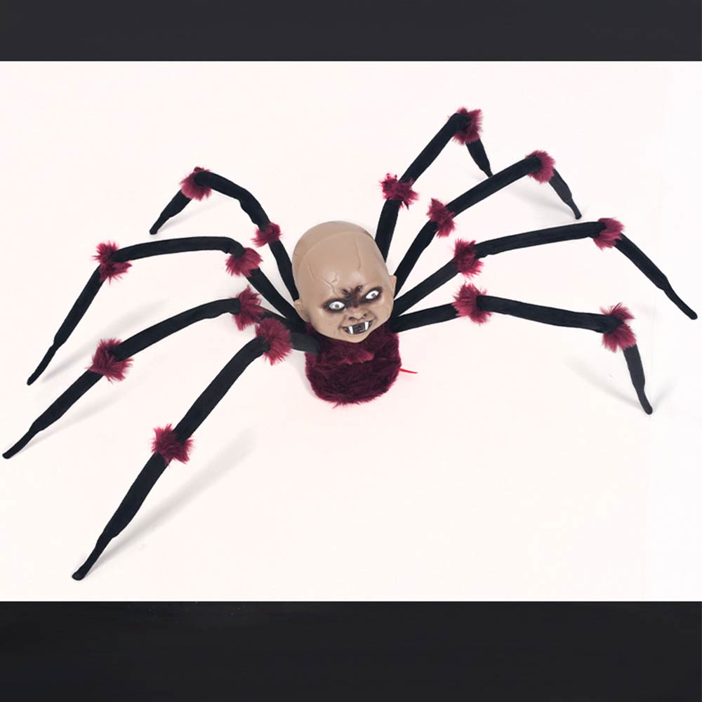 Geister Halloween Karneval Kostüm Zubehör Spinne Elektrisch Plüsch Spinne