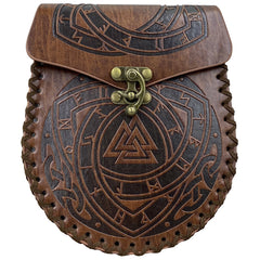 Damen mittelalterliche Retro-Tasche Wikinger Stil Cosplay Gürteltasche Halloween Karneval Kostüm Zubehör