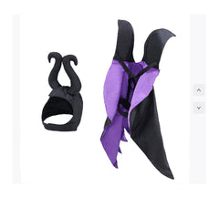Halloween Karneval Party Anzug Maleficent Haustier Cosplay Kostüm