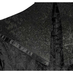 Herren Cosplay Kostüm Halloween Karneval Party Anzug punk Mittelalter Zauberer Mantel retro gothic