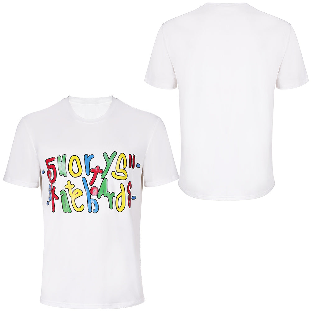Herren Shortys skateboards Cosplay Kostüm Outfits Halloween Karneval Anzug T shirt lustig S hortys skateboards T shirt