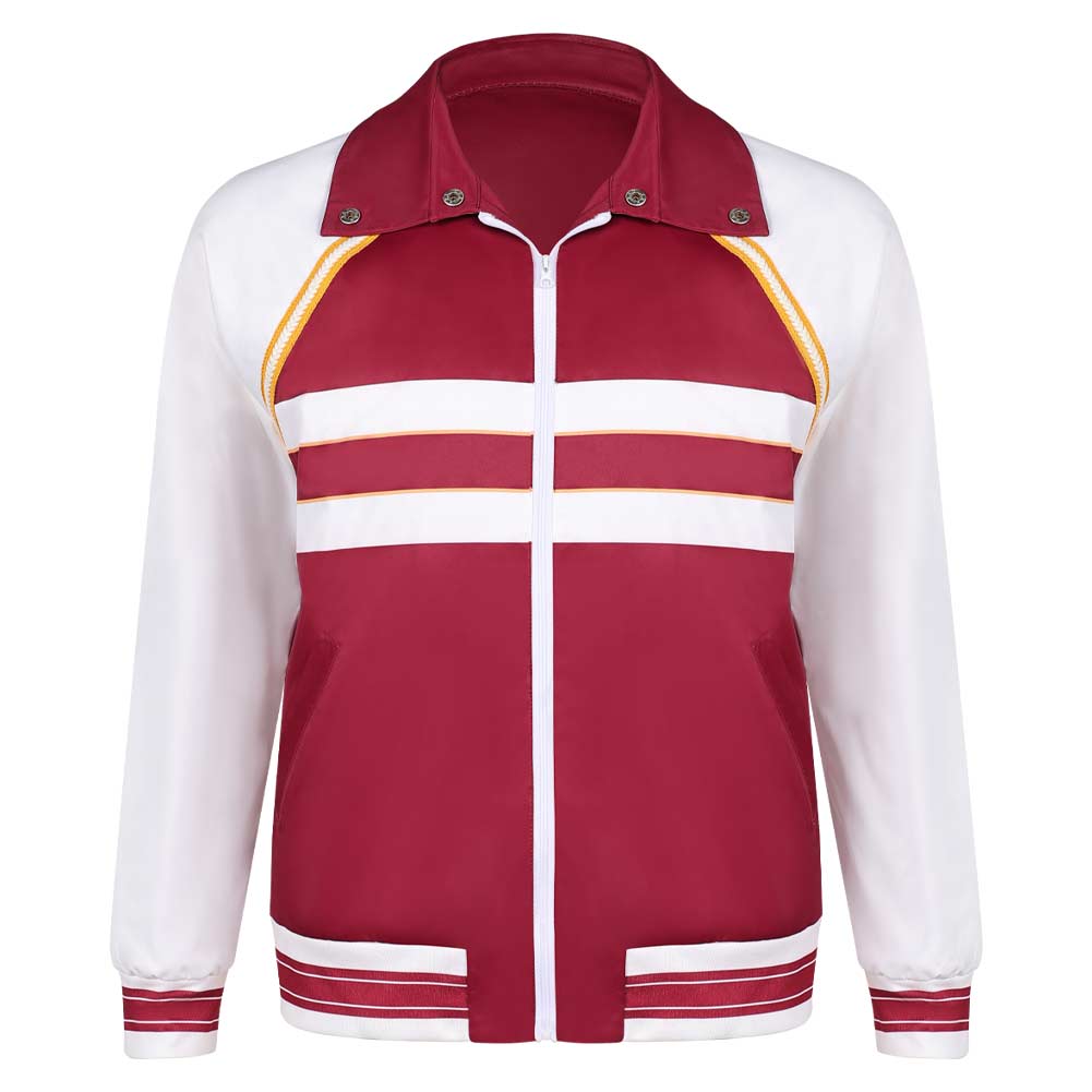 Herren Stranger Things Staffel 5 Lucas Sinclair Jacke Cosplay Kostüm Halloween Karneval Party Anzug