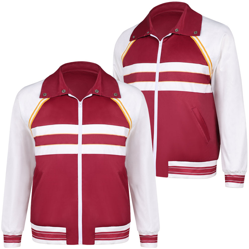 Herren Stranger Things Staffel 5 Lucas Sinclair Jacke Cosplay Kostüm Halloween Karneval Party Anzug