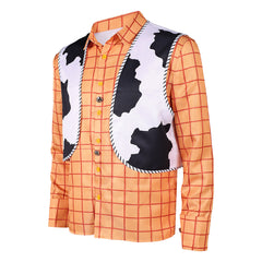 Herren Toy Story Cosplay-Kostüm für Halloween, Karneval oder Partys: Woody Weste Shirt