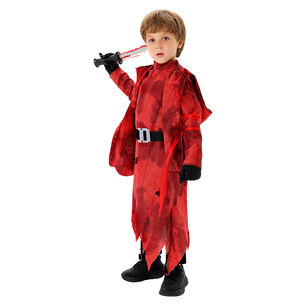 Kinder Cosplay Kostüm Halloween Karneval Party Anzug Das Gespenst Gesicht Tot bei Tageslicht