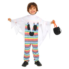 Kinder Cosplay Kostüm Halloween Karneval Party Anzug Kleines Gespenst Farbe Bar Ghost
