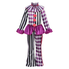 Kinder Cosplay-Kostüm Halloween Karneval Party-Outfit Clown Illusionist