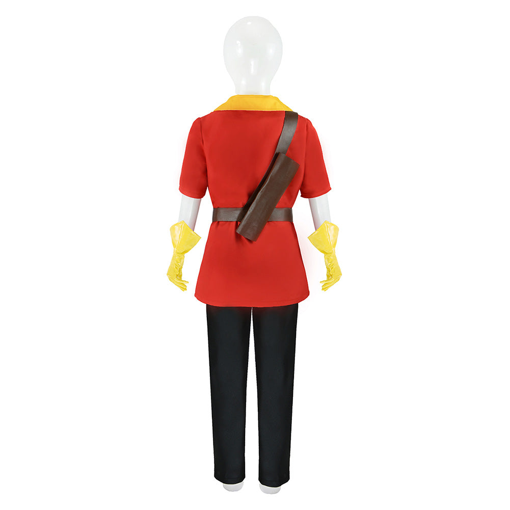 Kinder Gaston Cosplay Kostüm Outfits Halloween Karneval Anzug