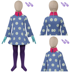 Kinder Mädchen alles steht kopf 2 Envy Cosplay Kostüm Outfits Halloween Karneval Anzug