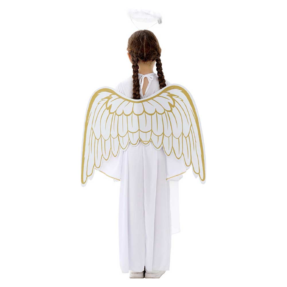 Kinder Mädchen Engel Cosplay Bühne Performance Cosplay Kostüm Halloween Karneval Party Anzug