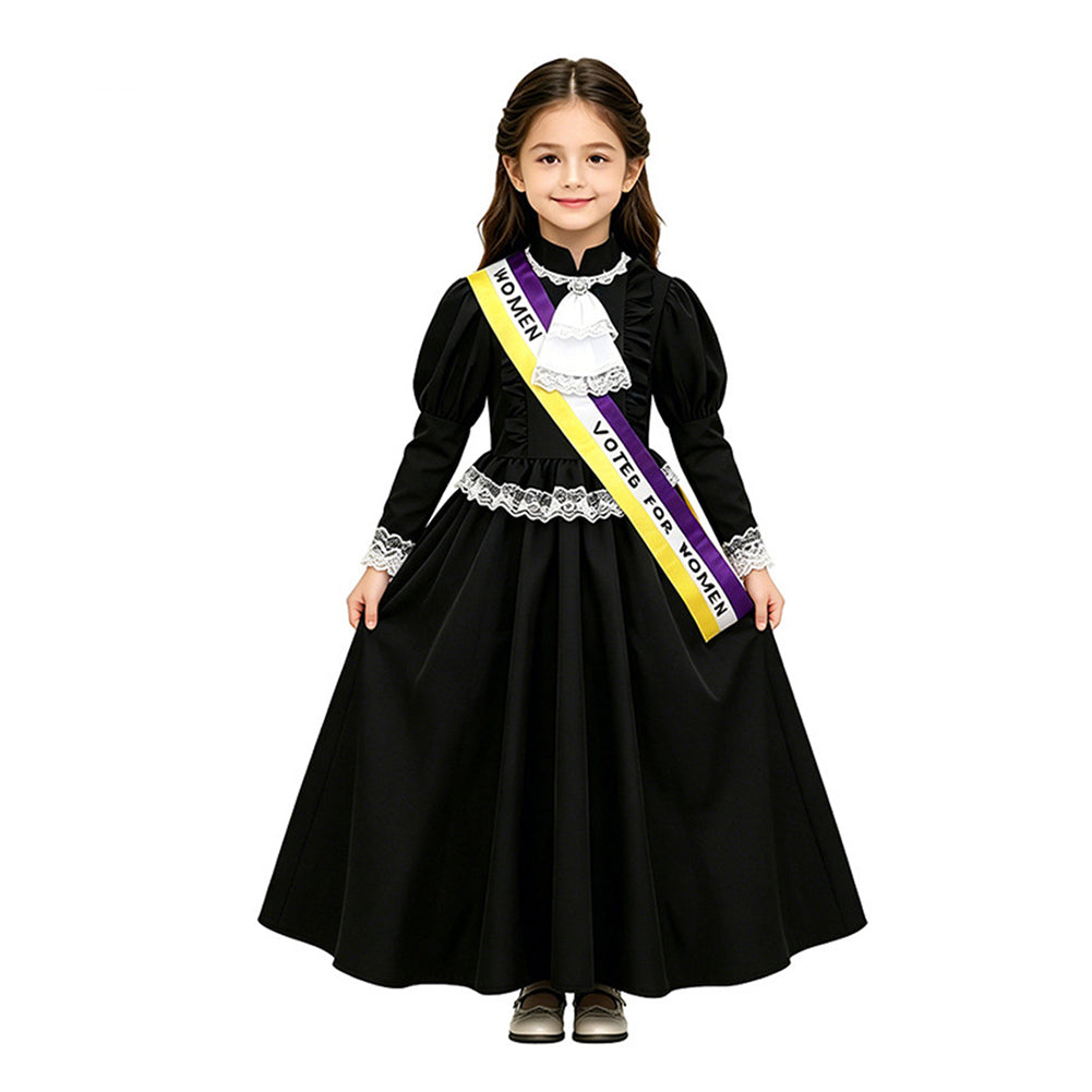 Kinder Mädchen Kleid Cosplay-Kostüm für Halloween, Karneval und Partys – Victoria