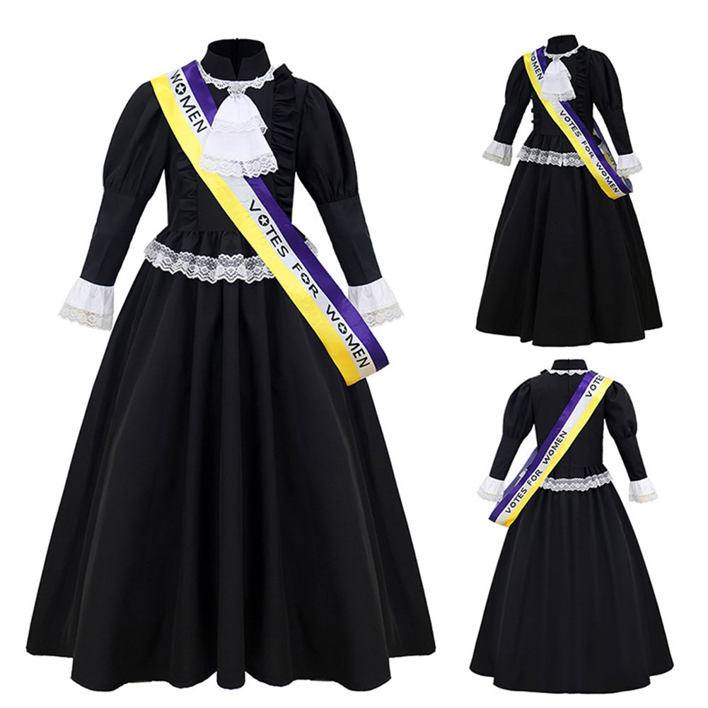 Kinder Mädchen Kleid Cosplay-Kostüm für Halloween, Karneval und Partys – Victoria