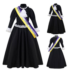 Kinder Mädchen Kleid Cosplay-Kostüm für Halloween, Karneval und Partys – Victoria
