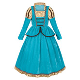 Kinder Mädchen Kleid Cosplay Kostüm Mittelalterliches schottisches Prinzessinnenkleid Halloween Karnevalsparty