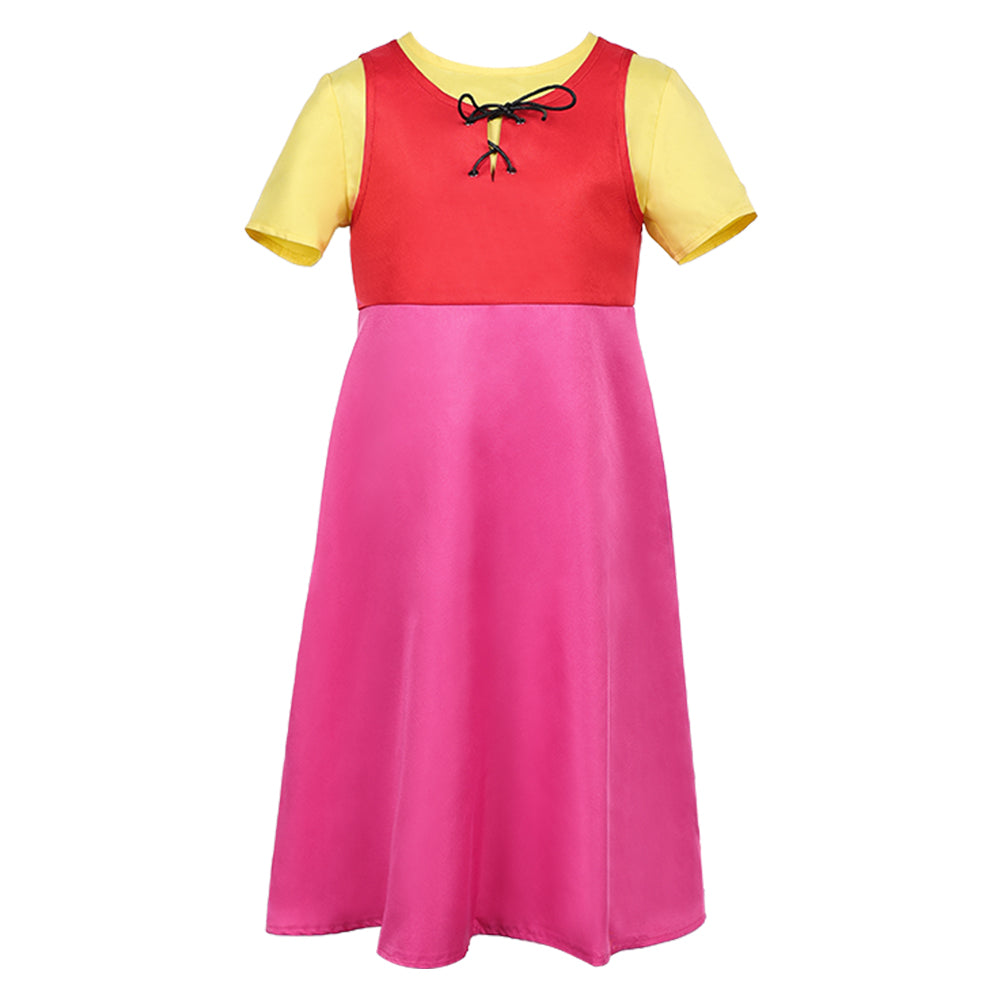 Kinder Mädchen Kleid Die Legende vom Luchs Heidi Cosplay Kostüm Halloween Karneval Party Anzug Cosplay
