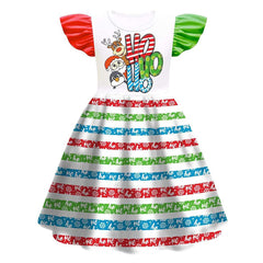 Kinder Mädchen Kleid Outfits Halloween Karnevalskostüm Weihnachten Kostüm
